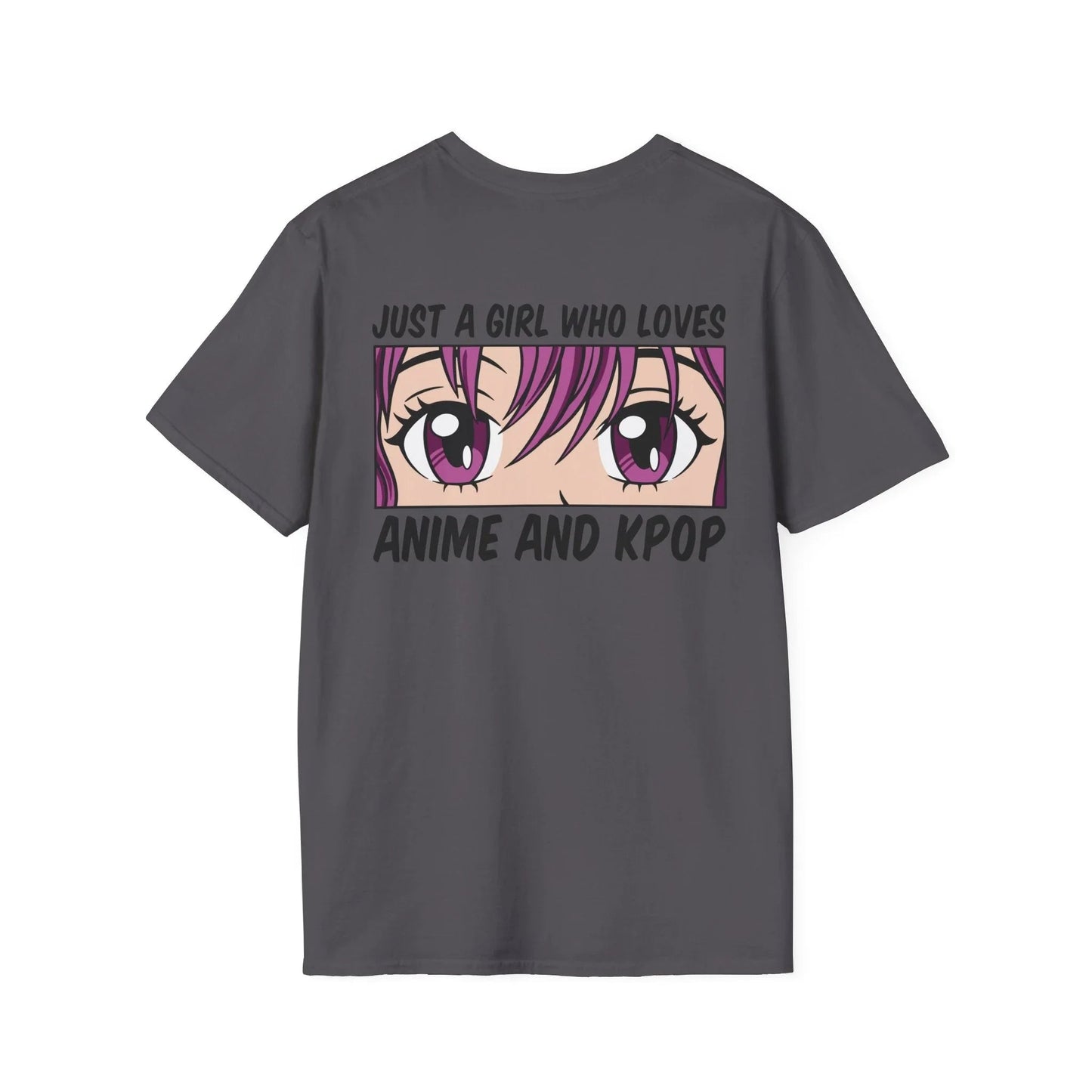 Anime and K-Pop - Anime World - Unisex T-Shirt - Back Print