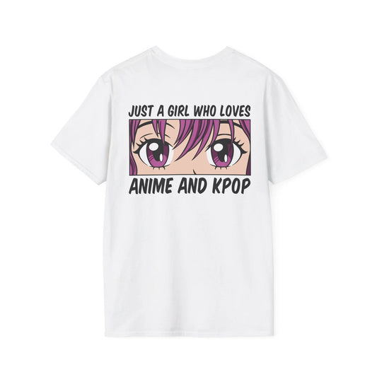 Anime and K-Pop - Anime World - Unisex T-Shirt - Back Print